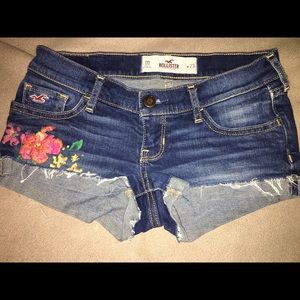 Floral Hollister Shorts